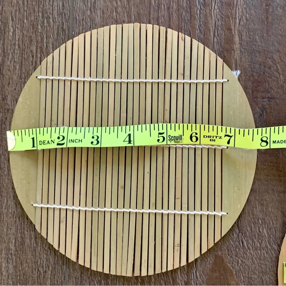 Bamboo coasters